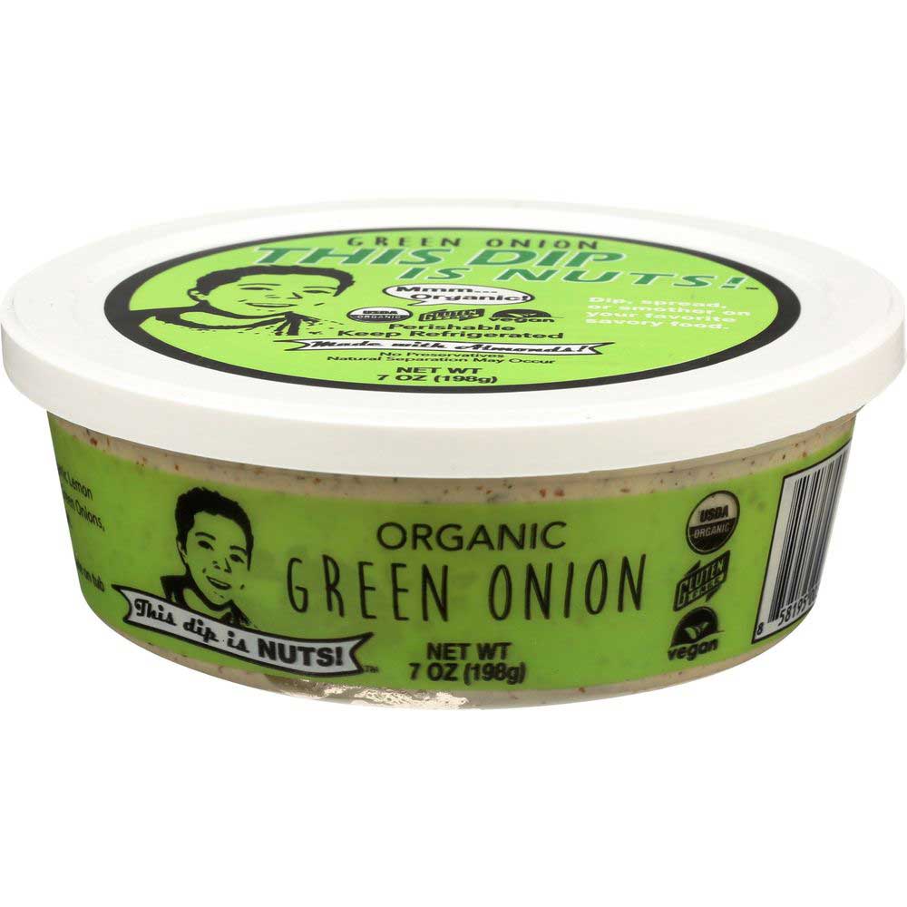 This Dip Is Nuts Organic Green Onion Dip, 7 Ounce 6 per case