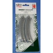 Kato USA Inc. N 150mm 6 Radius Curve 45-Degree 4 KAT20174 N Track