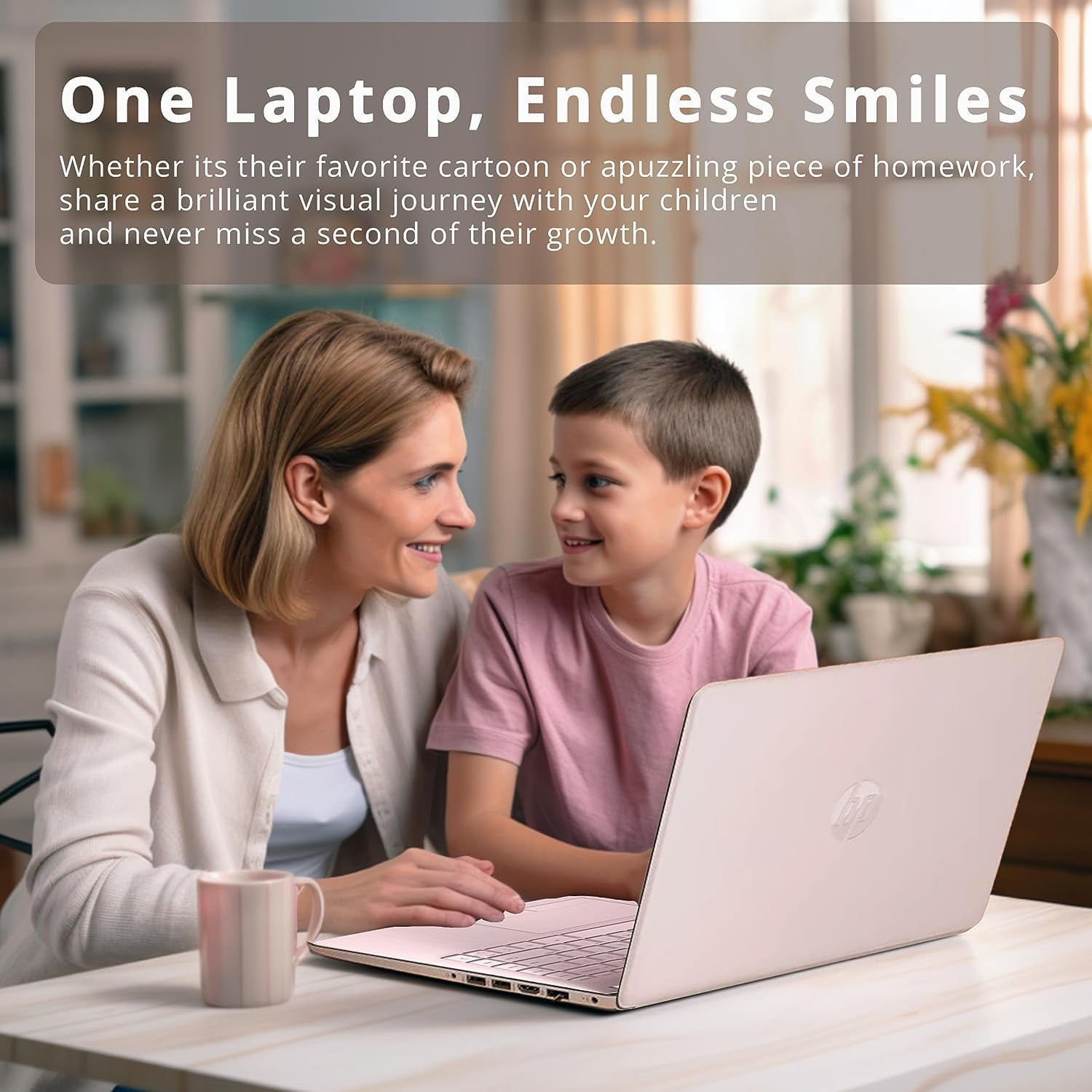 HP Stream 14" HD BrightView Laptop, Intel Celeron N4120 Processor, 16GB RAM, 64GB SSD, Intel HD Graphics, 720p Webcam, 1 Year Office 365, Pink, Win 11, 32GB Hotface USB Card