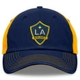 thumbnail image 2 of Men's Fanatics Navy/Gold LA Galaxy Iconic Blocked Fundamental Adjustable Hat, 2 of 4