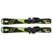 Lucky Bums Toddler Kids Boys Girls Youth Beginner Snow Skis, Green