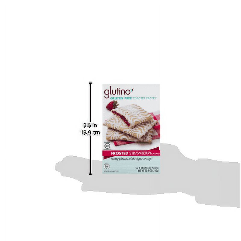 Glutino Gluten Free Toaster Pastry Frosted Blueberry 5Ct