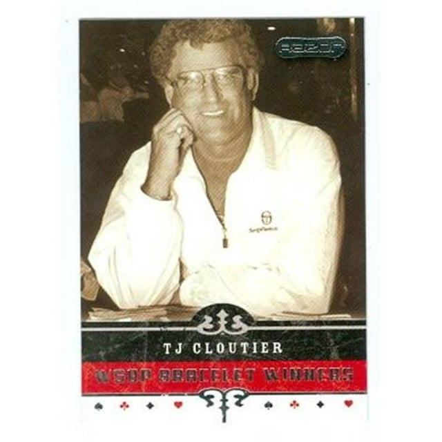 TJ Cloutier trading card 2006 Razor Poker No.64 (WSOP WPT Poker Player)