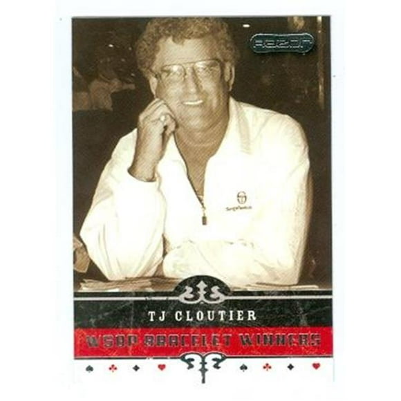 TJ Joueur de Poker avec Cartes à Collectionner 2006 (WSOP WPT Poker Player)