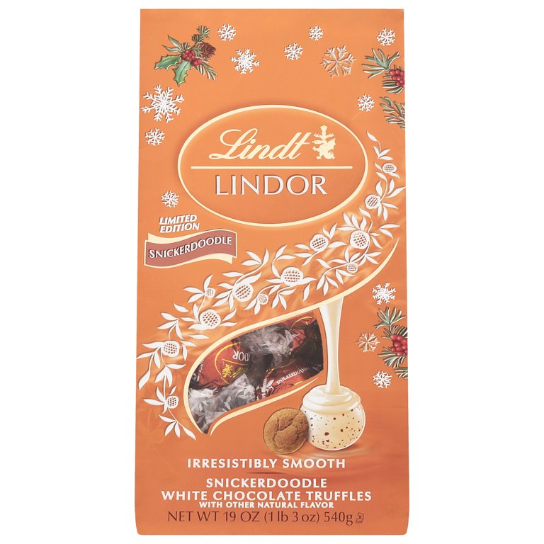 Lindt Seasonal Christmas Candy - Snickerdoodle White Chocolate
