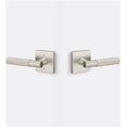 thumbnail image 5 of Sure-Loc Ap101-Sq Grip-Kn Aspra Square Passage Door Lever Set - Flat Black / Satin Nickel, 5 of 7