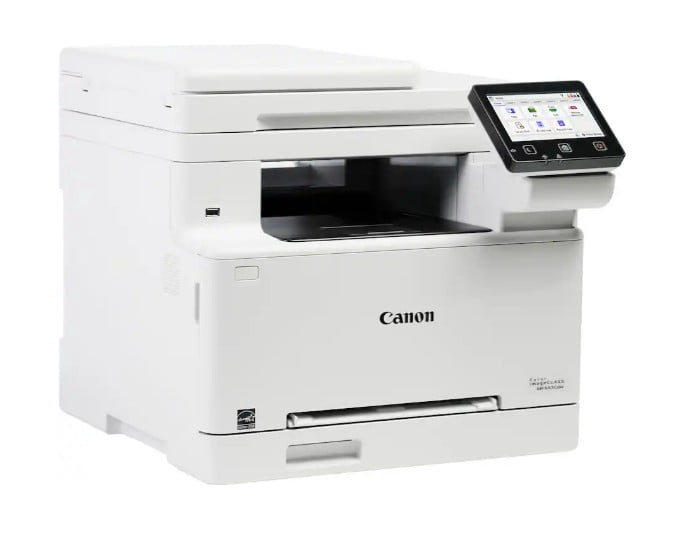Restored Canon - imageCLASS MF663Cdw Wireless Duplex Color Laser All-In-One Printer with 50-Sheet ADF - White (Refurbished)