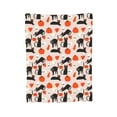 thumbnail image 7 of DouZhe Ultra-Soft Micro Fleece Lightweight Flannel Bed Blanket, Spooky Cat Pumpkin Halloween Print Cozy Warm Throw Blankets, 80"x60", 7 of 7