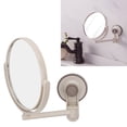 thumbnail image 3 of Vanity Mirror, Round Makeup Mirror Easy To Install Wall Mounted Foldable  For Beauty For Skin Care, 3 of 7