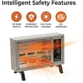 thumbnail image 6 of Comfort Zone Portable Radiant Space Heater, 1500W, Adjustable Thermostat, 6 of 6