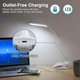 thumbnail image 3 of Reading Light, Reading Light 16 Led 3 Brightness Modes 360 Flexible Neck Rechargeable With Usb Cable Clip Lamp For Night Reading Work Learning, 3 of 5