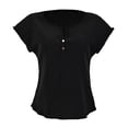 thumbnail image 1 of Blusa George para Mujer, Media Aletilla Negro Talla M, 1 of 4