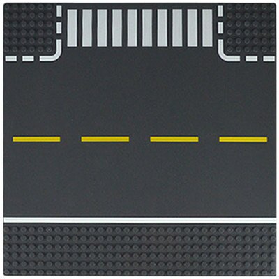 City Road Street Baseplate Straight Crossroad Curve T-Junction Building Blocks Base Plate 32*32 Compatible All Brands City Gao Jinjia LED