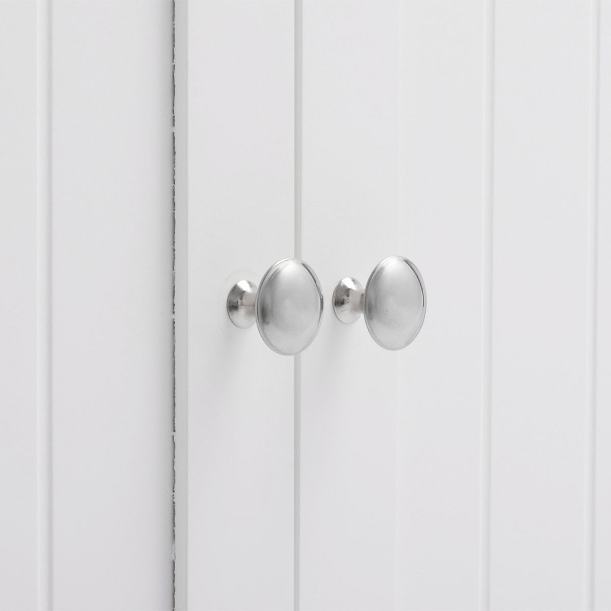 Double Doors Bathroom Cabinet White