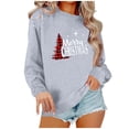 thumbnail image 1 of Pisexur Sweat-Shirt de Noël Décontracté à Manches Longues Col Rond pour Femmes, Chandail Ample et Confortable, Imprimé Mode Festival Automne, 1 of 4