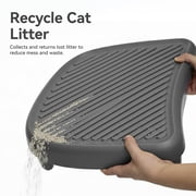 CATLINK Pet Ramp for Open Top Automatic Cat Litter Box, Suitable for Senior, Kitten, Obese Cats, Easy Access Step with Litter Trapping Design, Grey