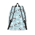 thumbnail image 2 of Lsque Cute Panda Bear Pattern Canvas Daypack, Durable Backpack, High-quality Versatile Backpack,Vintage Compact Backpack-Small, 2 of 6