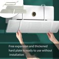thumbnail image 3 of yingyy 1/2/3 Air Conditioning Windshield Blowing Adjustable Windproof Wall-Mounted Baffle Confinement Cold Deflector As shown 1 Pc, 3 of 6