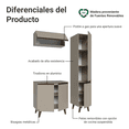 thumbnail image 4 of Mueble de Baño Completo para Almacenaje Madesa Nice 120cm 5, 4 of 5
