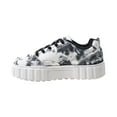 thumbnail image 4 of Fila Sandblast Low Dark Tie Dye Women's Shoes Black-White 5cm01214-791, 4 of 6