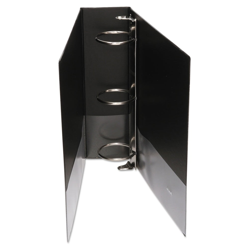 Universal UNV20991 Economy 3 in. Capacity 11 in. x 8.5 in. 3 Round Ring View Binder - Black