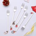 thumbnail image 1 of Cucharas de Feliz Navidad, vajilla de fiesta de Navidad, adornos navideños para el hogar, decoración de mesa, 6 piezas, 2024, 2023, 1 of 4