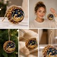 thumbnail image 4 of YuanGuangQ Christmas Acrylic Star Ornaments, 2D Round Winter Decorative Pendant Flat Tree Hanging, Holiday Party Decor for Christmas Tree Home Mantel Shelf Gift Decoration., 4 of 6