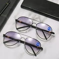 thumbnail image 2 of 2 Pairs of Fashion Bifocal Reading Sunglasses for Men And Women Gradient Gray Aviator-Style Readers Anti-Blue Light Outdoor Fishing Reading Glasses, 2 of 4