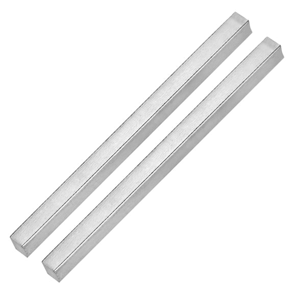 Uxcell 2-Pack Door Knob Spindle, 4 x 0.3 Inch/ 110 x 8 mm Door Knob Spindle Replacement Parts for Door Knobs [Silver Tone]