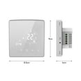 thumbnail image 3 of Amdohai Programmable Smart Digital Thermostat Mirror Room Temperature Controller with LCD, 3 of 7
