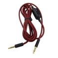 thumbnail image 1 of Runquan Gaming Headset Cable 2.0M Length Audio Splitter Cable for G Pro G433 Red, 1 of 8