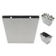 thumbnail image 4 of Caja de almacenamiento para abridor de botellas de cerveza con tapa de metal resistente para montaje en pared Plata, 4 of 8