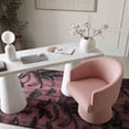 thumbnail image 2 of Kristen Pink Rolling Desk Chair, 2 of 7