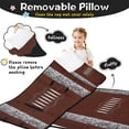 thumbnail image 3 of Brown Silver Football Pattern Toddler Nap Mats for Kids Preschool,Sleeping Mat Bag or Kids,Toddler Sleeping Bag,Toddler Nap Mat or Daycare, 3 of 6