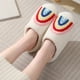 thumbnail image 3 of Pantuflas térmicas planas Rainbow antideslizantes cómodas para hombres y mujeres (38-39), 3 of 9