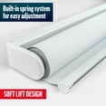 Biltek Cordless Roller Shades, Total Blackout Window Blinds, White
