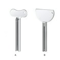 thumbnail image 3 of thinsony Dyeing paste pigment squeezer, semi-circular metal manual stainless steel toothpaste squeezer, 3 of 9