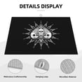 thumbnail image 4 of Microfiber Drying Mat, Black Ace Skull Print Dish Drying Mat for Kitchen Counter, 18 x 24 inches Black, 4 of 9