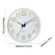 thumbnail image 4 of Reloj de pared iluminado Kuymtek 12 Pulgadas Sin Tictac para Dormitorios Oficina, 4 of 9
