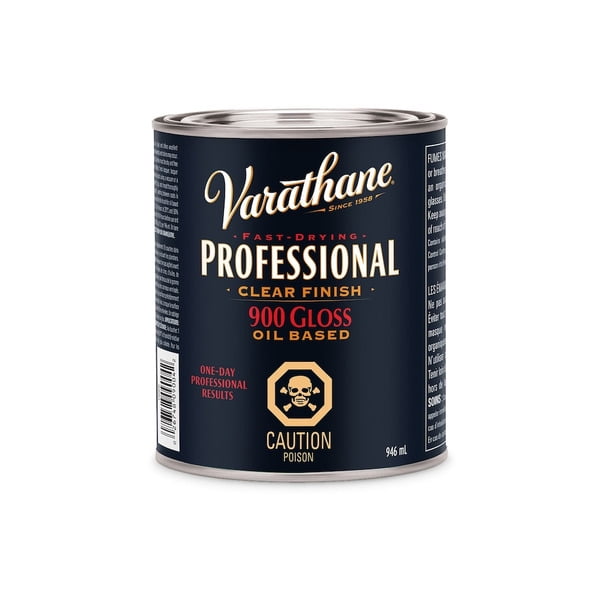 Varathane Professional Oil-Based Polyurethane Clear Finish in Gloss Clear, 946mL