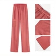 thumbnail image 6 of Women's Medical Uniform Scrubs Set Medical Scrubs Top Pants Short Sleeve Pockets Blouse Solid Color Work Cloth V-Neck Top Drawstring Pants, 6 of 11
