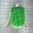 thumbnail image 6 of UAMVSH Women Fuzzy Fleece Vests Cropped Sleeveless Jackets Winter Warm Plush Coats Outwear Comfy Soft Waistcoat Ladies Fashion(Small,Green), 6 of 6