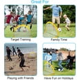 thumbnail image 4 of H&B Luxuries Portable Soccer Goal Net Set - 2 Pack 4' Pop Up Training Soccer Goals Net with Carrying Bag for Backyard and Team Games - Easy Assembly and Compact Storage - Great for Kids and Adults, 4 of 9