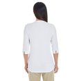 thumbnail image 2 of Devon & Jones Ladies' Perfect Fit™ Tailored Open Neckline Top 2XL WHITE, 2 of 3