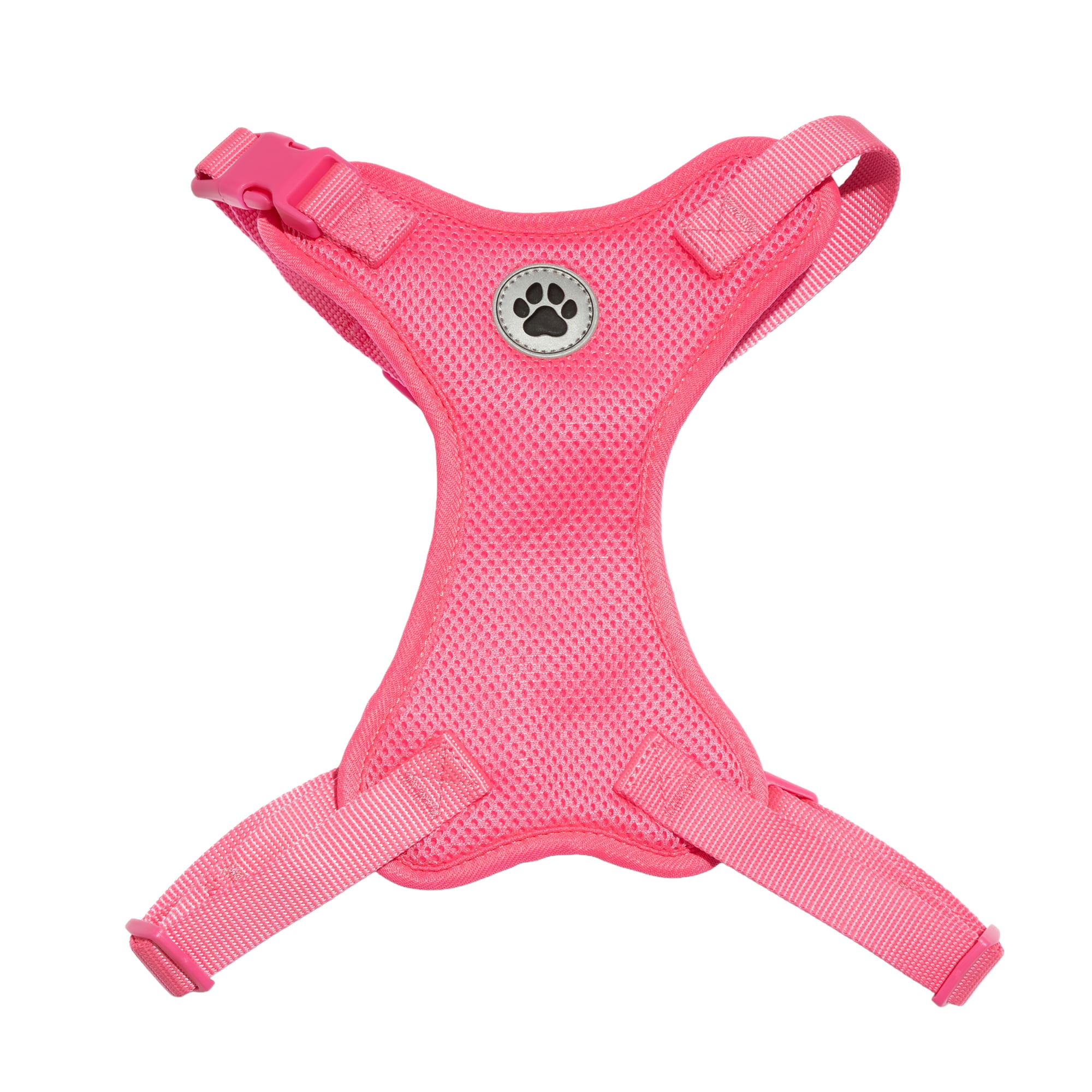 Vibrant Life Reflective Mesh Adjustable Dog Harness, Pink, XS