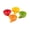 4pcs, variant on 4 Pack Assorted Colors Modern, Compact Plastic Dip Bowl, Assorted Plate Clip-on Holder for Spice, Salt, Tomato Sauce, Sugar, Vinegar