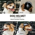 thumbnail image 5 of Casco para perros pequeños, casco de motocicleta para perros con orificios para las orejas y correa ajustable, cascos de seguridad para perros para conducir al aire libre, pequeño, 5 of 5