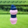 thumbnail image 2 of MOQIN Collapsible Water Bottles - Water Cup 16oz BPA Free Silicone Foldable Water Bottles Kids - Hiking Travel Water Bottle Collapsible Cup Sports Kids Water Bottle With Carabiner, 2 of 6