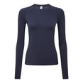 thumbnail image 4 of Onna NN370 Women's Unstoppable Long Sleeve Fresh Underscrub Base Layer-Navy Heather-XL, 4 of 4