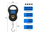 thumbnail image 2 of Portable Fishing Scale, EEEkit 110lb Digital Hanging Hook Scale with Backlit LCD Display for Luggage, 2 of 7